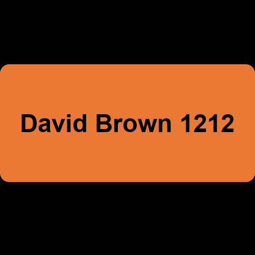 David Brown 1212